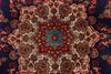 Load image into Gallery viewer, 9.6 x 12.7 Persian Hand-knotted Wool Rug Navy Blue PK115