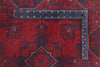 Load image into Gallery viewer, 2.6 x 6.4 RUNNER Dark Red Afghan Khal Mohammadi Rug Ethnic Tribal Rug PK42