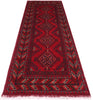 Load image into Gallery viewer, 2.7 x 6.7 CLEARANCE SALE Dark Red Afghan Khal Mohammadi Rug Ethnic Tribal Hallway Rug PK46