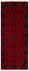 Load image into Gallery viewer, 2.8 x 6.2 Dark Red Afghan Khal Mohammadi Rug Ethnic Tribal Hallway Rug PK49