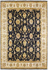 Load image into Gallery viewer, 8 x 10 BLACK Zigler Rug Natural Wool #5338