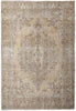 Load image into Gallery viewer, 6.3 x 9.6 Vintage Distressed Rug TAUPE Gray #F-5588