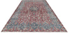 Load image into Gallery viewer, 8.2 x 11.1 Persian Vintage Hand-knotted Rug Faded Blue Red Pre-Owned Evenly Worn Low pile PK95