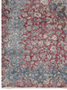 Load image into Gallery viewer, 8.2 x 11.1 Persian Vintage Hand-knotted Rug Faded Blue Red Pre-Owned Evenly Worn Low pile PK95