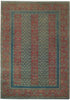 Load image into Gallery viewer, 5&#39; x 6&#39;-Deep-Aqua-Color-Fine-Vegetable-Dyed-Chobi-Rug.jpg