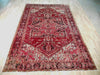 Load image into Gallery viewer, 7.2 x 10.9 Red Semi-Antique Persian Heriz Rug 72063