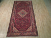 Load image into Gallery viewer, 5.4 x 10.3 Maroon Semi-Antique Persian Herati Runner #B-72196