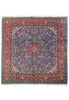 Load image into Gallery viewer, 7&#39; x 7&#39; Blue Fine Persian Sarouk Rug 72351