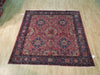 Load image into Gallery viewer, 7&#39; x 7&#39; Red Fine Persian Lilihan Sarouk Rug 72382