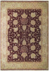 Load image into Gallery viewer, 8&#39; x 11&#39; Dark Maroon  Vegetable Dyed Chobi Rug 72477