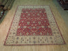 Load image into Gallery viewer, 8&#39; x 10&#39; Red Vegetable Dyed Chobi Rug 72517