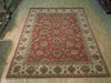 Load image into Gallery viewer, 8 x 10 Vegetable Dyed Chobi Handmade Rug CORAL RED #B-72526