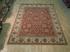 Load image into Gallery viewer, 8 x 10 Vegetable Dyed Chobi Handmade Rug CORAL RED #B-72526