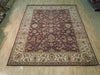 Load image into Gallery viewer, 8&#39; x 10&#39; Burgundy Vegetable Dyed Chobi Rug 72530