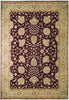 Load image into Gallery viewer, 8&#39; x 12&#39; Wine Burgundy Red Vegetable Dyed Chobi Rug 72589