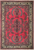 Load image into Gallery viewer, 7.2 x 10.7 Salmon Fine Persian Sarouk Rug 72763