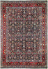 Load image into Gallery viewer, 6.7 x 10.2 Fine Quality Persian Floral Bijar Rug BLUE 72773