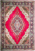 Load image into Gallery viewer, Red-Pink-Semi-Antique-Persian-Sarouk-Rug.jpg