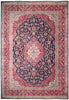 Load image into Gallery viewer, 9.3 x 13.1 Red Semi-Antique Persian Kashan Rug 73075