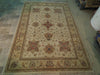 Load image into Gallery viewer, 7&#39; x 10&#39; Ivory Vegetable Dyed Chobi Rug 73618