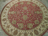 Load image into Gallery viewer, 8 x 8.2 Vegetable Dyed Chobi Round Rug #B-73706