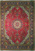 Load image into Gallery viewer, Red-Pink-Semi-Antique-Persian-Lilihan-Rug.jpg