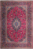 Load image into Gallery viewer, 8.2 x 11.7 Semi-Antique Persian Kashan Rug RED BLUE 74552