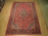 Load image into Gallery viewer, 6.3 x 9.9 Salmon Semi-Antique Persian Malat Rug 74946