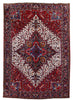 Load image into Gallery viewer, 7.9 x 10.8 Red Persian Heriz Rug 80092