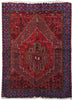 Load image into Gallery viewer, 4.11 x 6.10 Red Persian Kurd Bijar Rug 80218