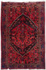 Load image into Gallery viewer, 4.9 x 7.2 Red Persian Hamadan Rug 80237