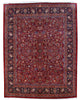 Load image into Gallery viewer, Dark-Red-Persian-Mashad-Rug.jpg