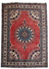 Load image into Gallery viewer, 9&#39; x 13&#39; Dull Red Persian Tabriz Khoy Rug 80797