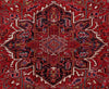 Load image into Gallery viewer, 7.11 x 9.5 Red Persian Heriz Rug #B-80880