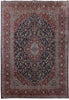 Load image into Gallery viewer, 9&#39; x 13&#39; SIGNED Persian Signed Kashan Rug 81146