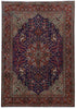 Load image into Gallery viewer, 8.4 x 11.10 Navy Blue Persian Signed Tabriz Rug 81249