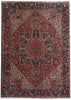 Load image into Gallery viewer, 8.4 x 11.8 Salmon Red Persian Heriz Rug 81273