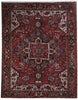 Load image into Gallery viewer, 8.6 x 10.11 Maroon Persian Heriz Rug 81290