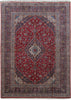 Load image into Gallery viewer, 8&#39; x 12&#39; Red Persian Signed Kashan Rug 81352