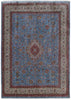 Load image into Gallery viewer, 8.11 x 12.9 Sky Blue Persian Signed Sarouk Rug 81378