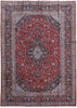 Load image into Gallery viewer, 9&#39; x 12&#39; Red Persian Signed Kashan Rug 81393