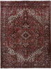 Load image into Gallery viewer, 7.11 x 11.4 Coral Red Persian Heriz Rug 82272