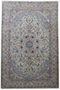 Load image into Gallery viewer, 7x11 Authentic Hand-knotted Persian Wool&amp;Silk Nain 9 La Rug - Iran - bestrugplace