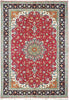 Load image into Gallery viewer, 7 x 10 FINER QUALITY Authentic Persian Tabriz Rug Wool and Silk 400 KPSI#5052