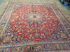 Load image into Gallery viewer, 8 x 12 Persian Red Floral Mashad #5009