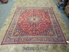 Load image into Gallery viewer, 8 x 12 Persian Red Floral Mashad #5009