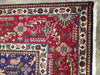 Load image into Gallery viewer, 8 x 11.5 Persian Tabriz Rug all Over Dark Purple &amp; Red Border #5010