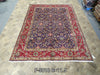 Load image into Gallery viewer, 8 x 11.5 Persian Tabriz Rug all Over Dark Purple &amp; Red Border #5010