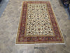 Load image into Gallery viewer, 8 x 10 IVORY RED Hand-knotted Persian Tabriz Rug #5047