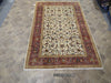 Load image into Gallery viewer, 8 x 10 IVORY RED Hand-knotted Persian Tabriz Rug #5047